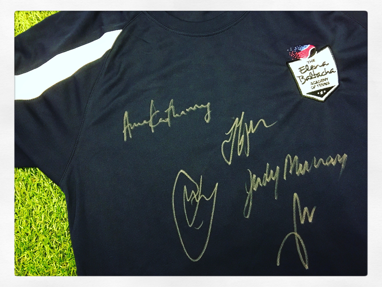 win a signed ebat tennis shirt