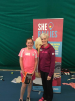EBAT Girls attend Patron Judy Murray's 'She Rallies' Event