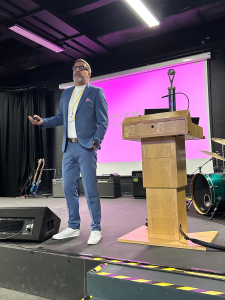 Mark Weston, SS4B Ambassador Inspires and Motivates at Suffolk New College